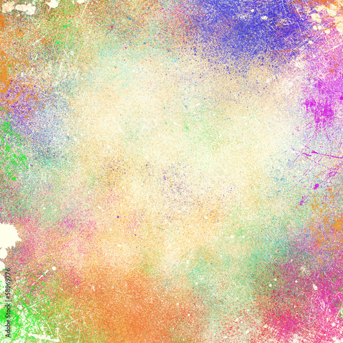 Fotografie Abstract Splatter Paint Background