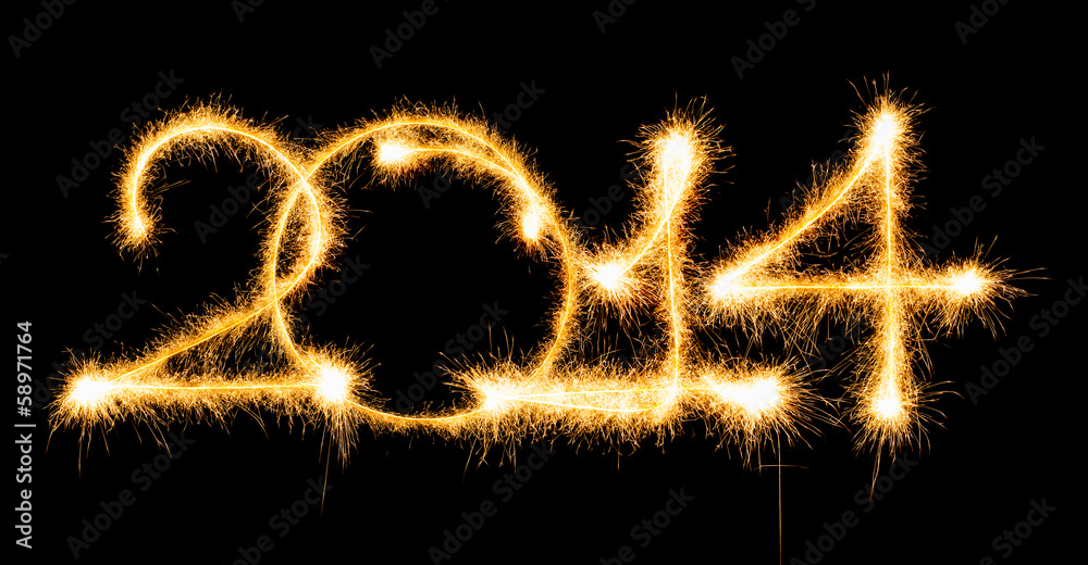 2014 made a sparkler 2014 made a sparkler