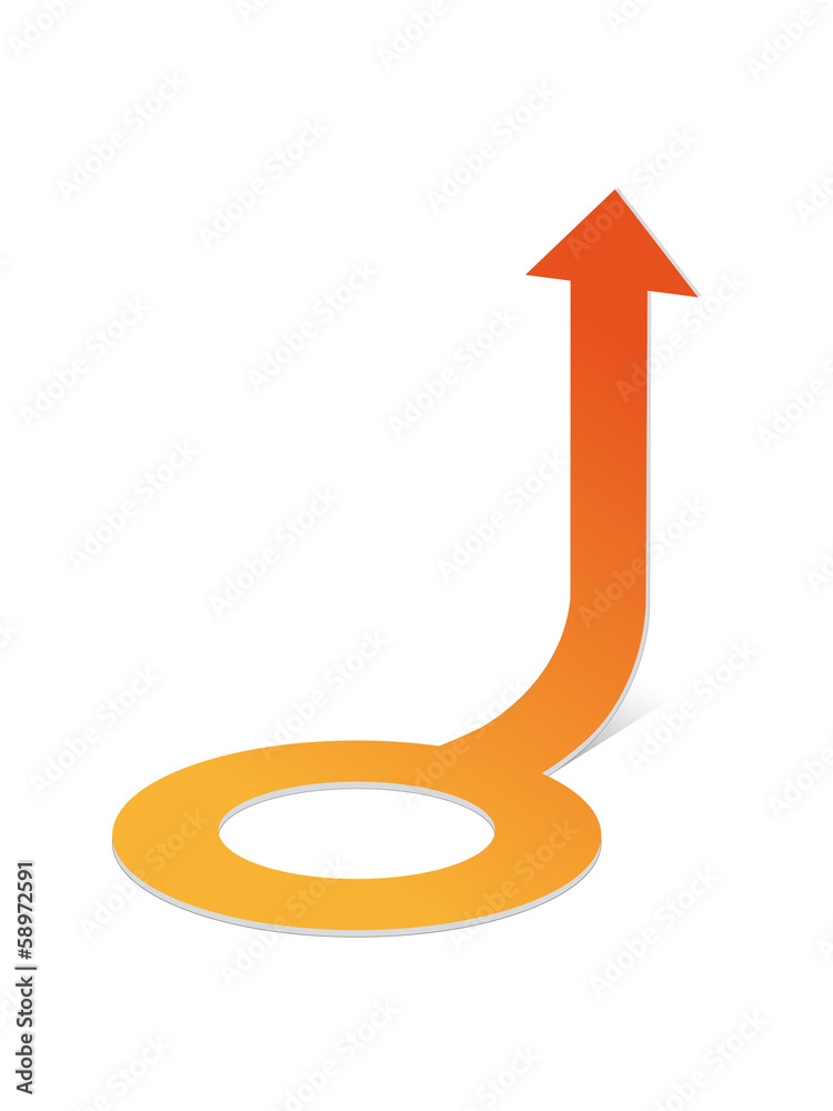 circle arrow orange circle arrow orange