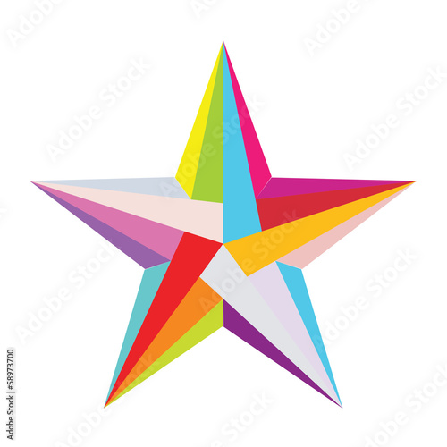 colorful star