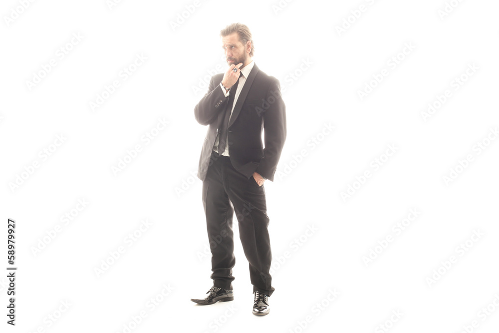 junger Mann im Anzug junger Mann im Anzug