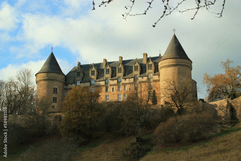 Château de Rochechouart.(Haute-Vienne)
