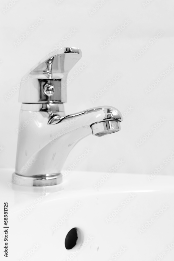 Close-up of human hands being washed under faucet in bathroom, Close-up of human hands being washed under faucet in bathroom,