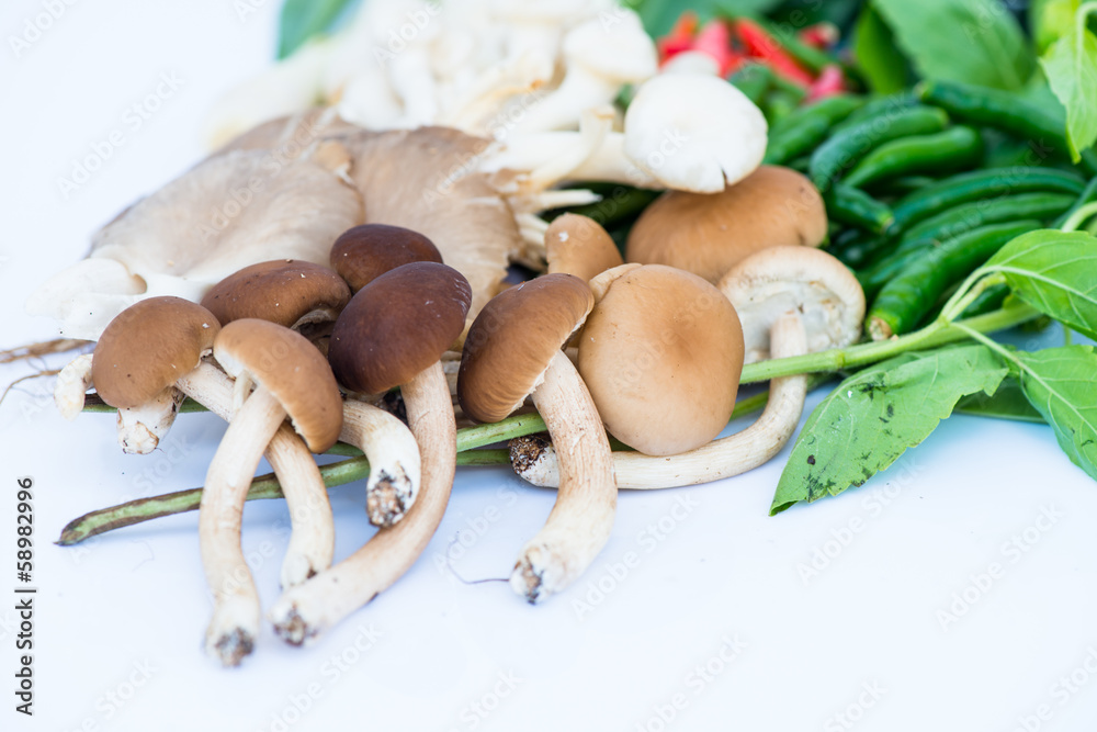 Fototapeta premium Traditional Vegetables for food in Thailand