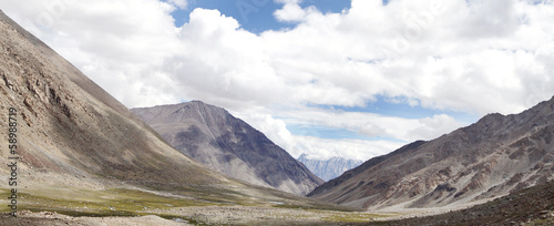 Panormic view of beauty of Ladakh, glacial valley © Dr Ajay Kumar Singh