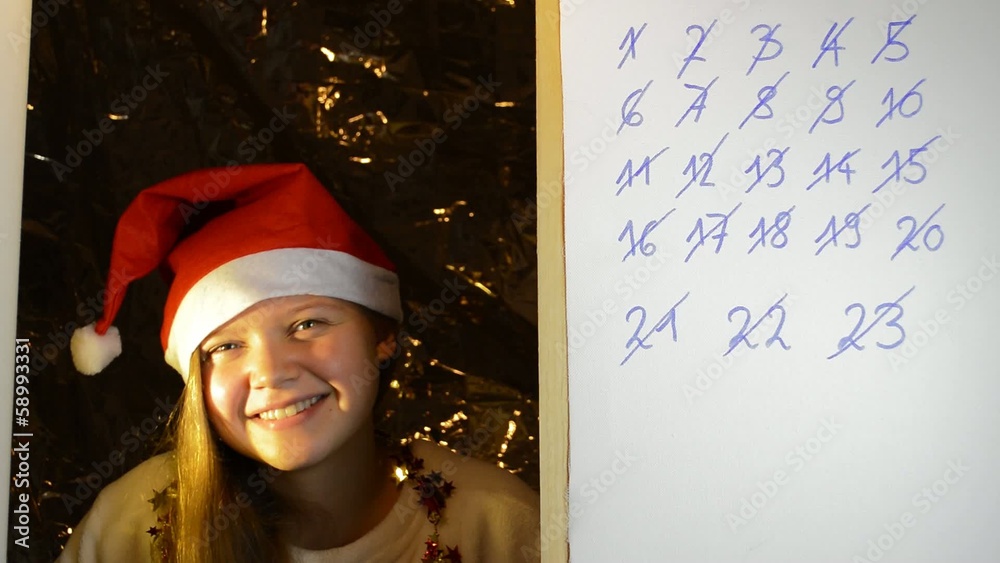 Adventskalender lebendig auf und zu