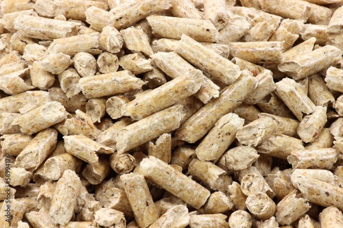 Holzpellets als Hintergrundbild