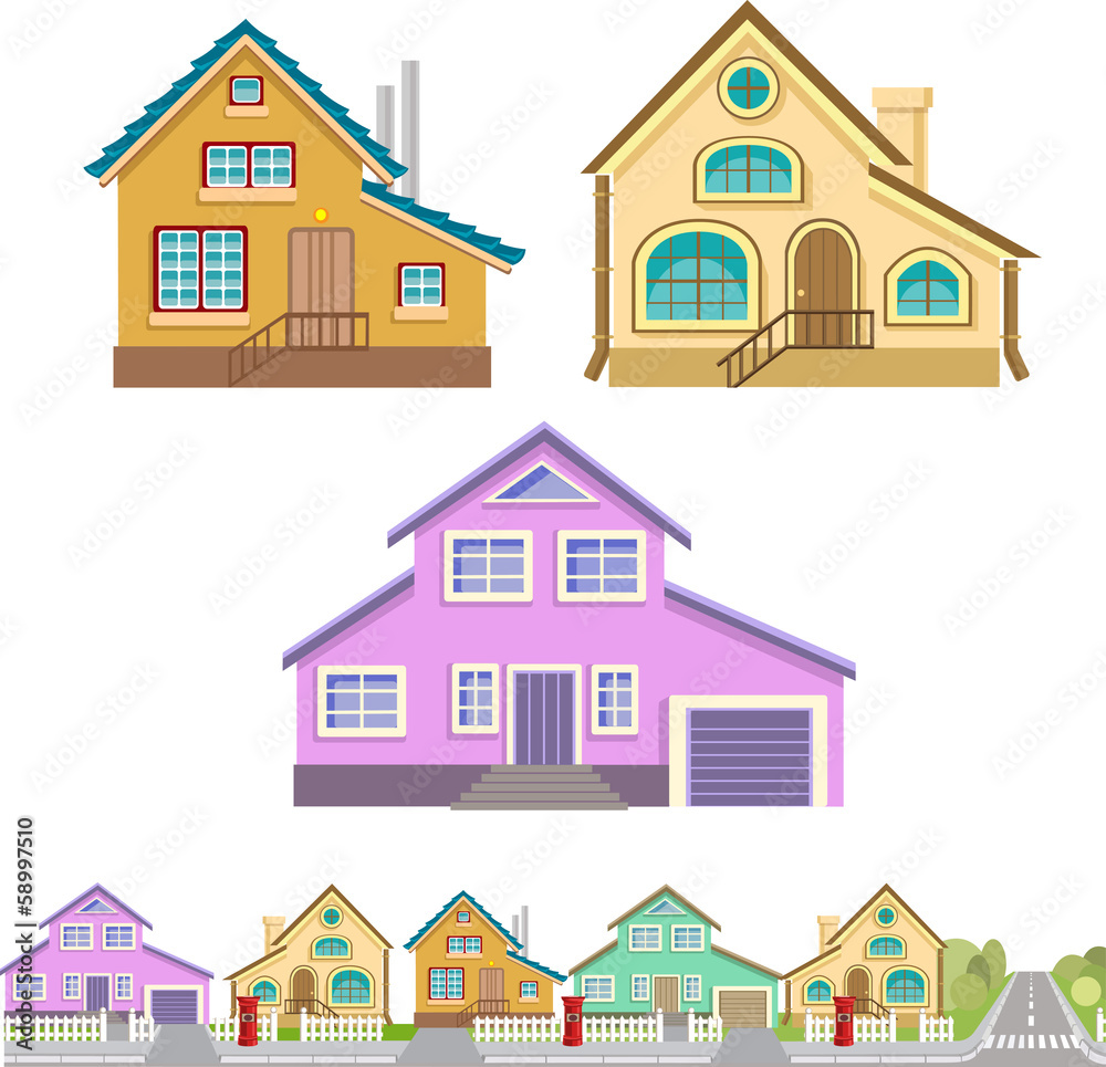 Fototapeta premium vector house