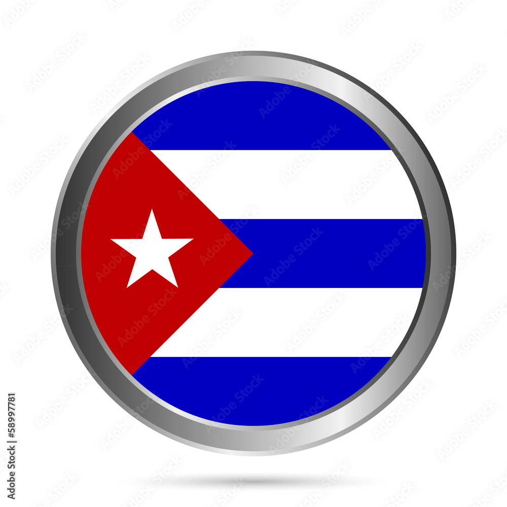 Cuba flag button.