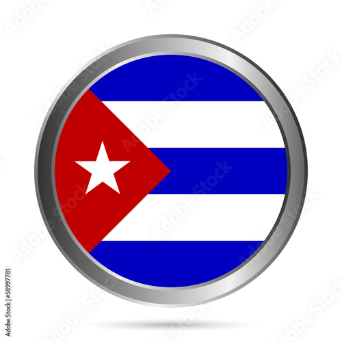 Free Download Cuba flag button. - GFXLoad