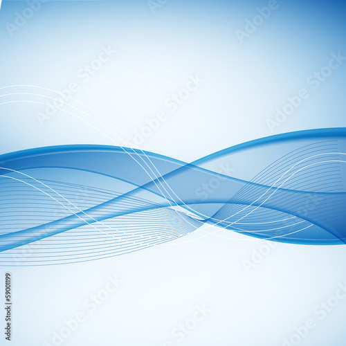 blue wave abstract background design