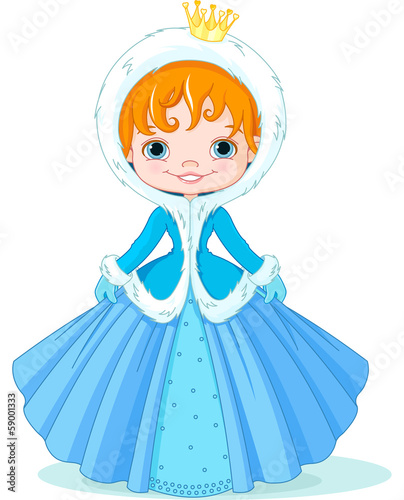 Little winter princess