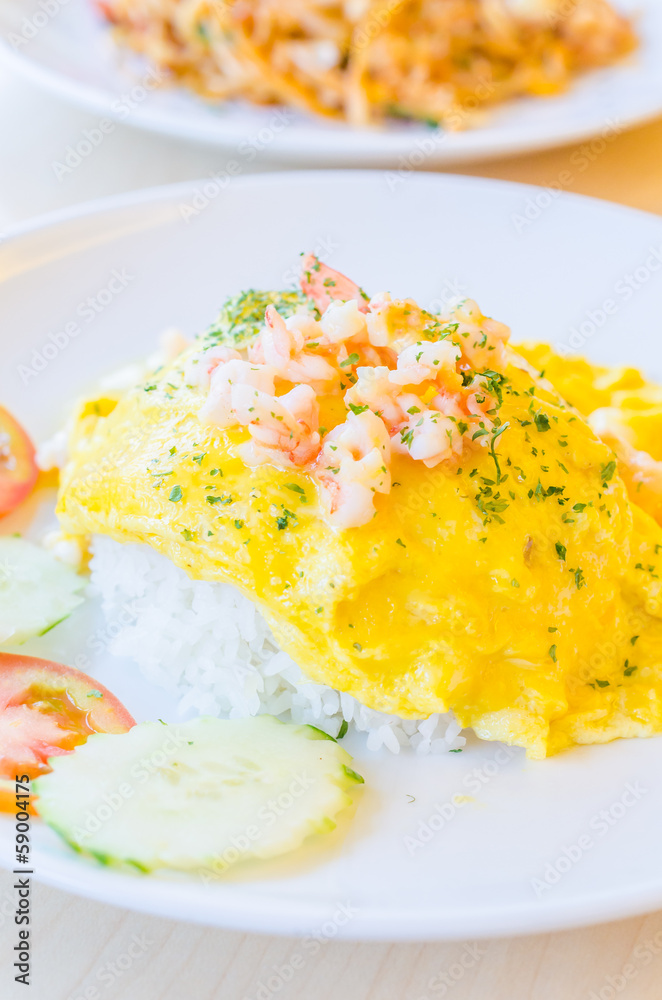Scrambled eggs shrimp Scrambled eggs shrimp