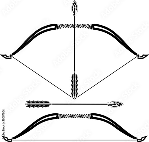 stencils of bow