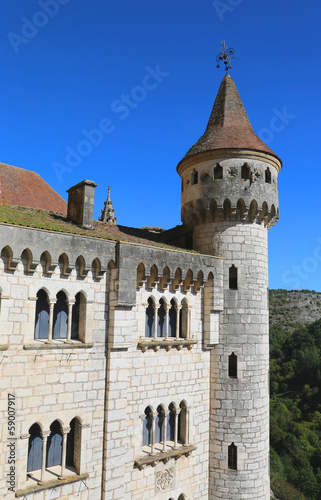 Episcopal palace in Rocamadour, France