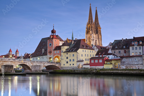 Obraz na płótnie Regensburg. w salonie