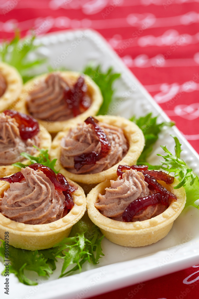 Pate tartlets Pate tartlets