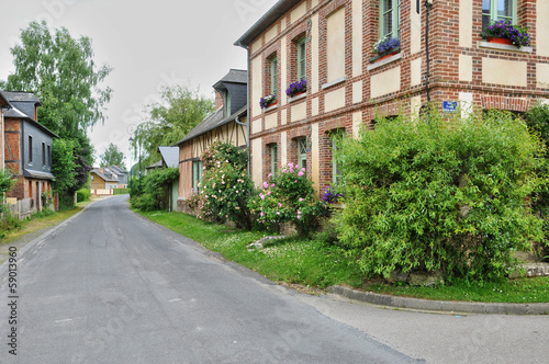 France, picturesque village of Vascoeuil photo