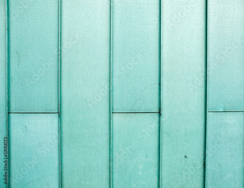 Detail of green copper cladding on building