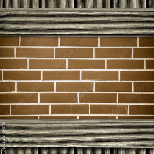 Wooden frame background