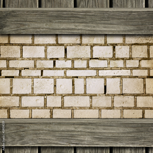 Wooden frame background