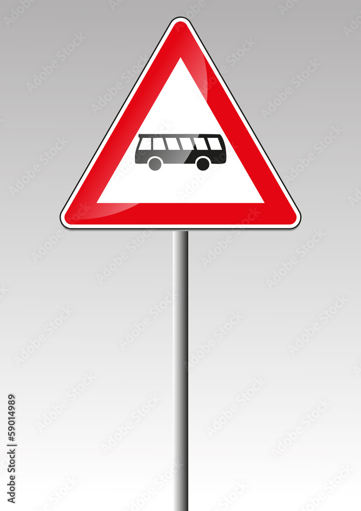 Bus Busse Kraftomnibus Omnibus Verkehrsschild Verkehrszeichen Bus Busse Kraftomnibus Omnibus Verkehrsschild Verkehrszeichen