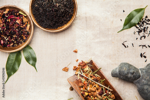 Obraz na plátně Plants, symbol of traditional Chinese medicine