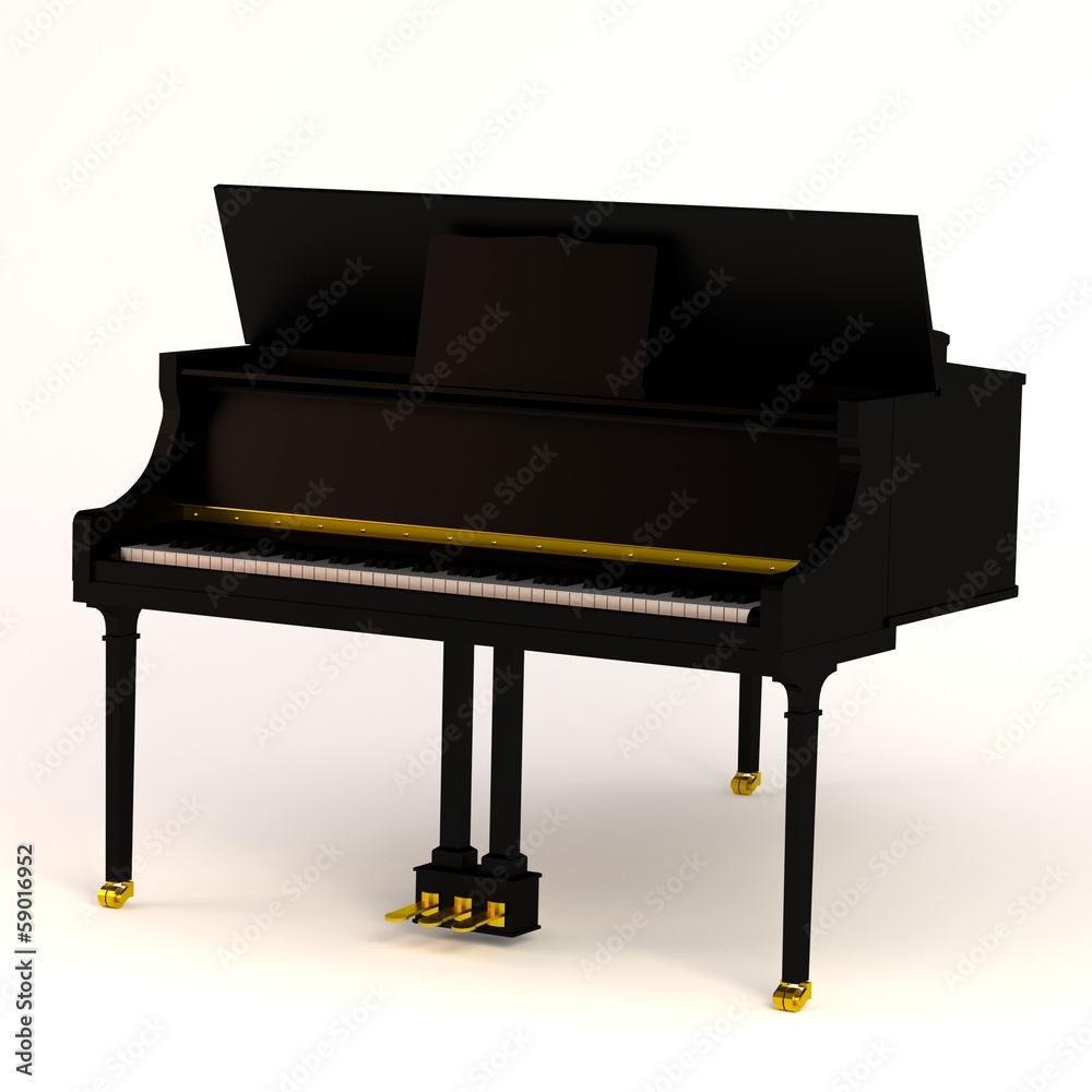 realistic 3d render of clavier realistic 3d render of clavier
