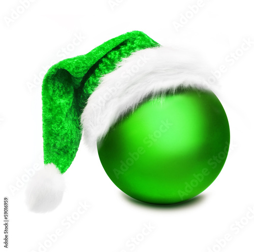 Grüne Christbaumkugel