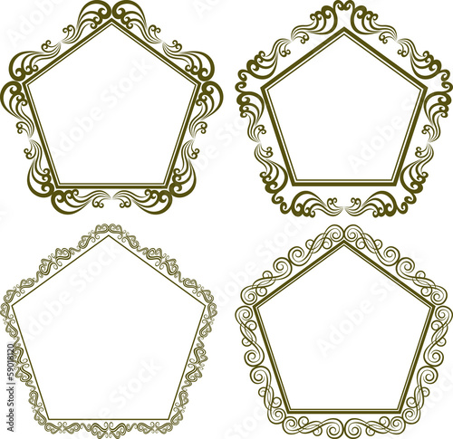 pentagonal frame