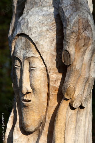 Fototapeta Naklejka Na Ścianę i Meble -  Fairy-like figures from primaeval Slawic tales