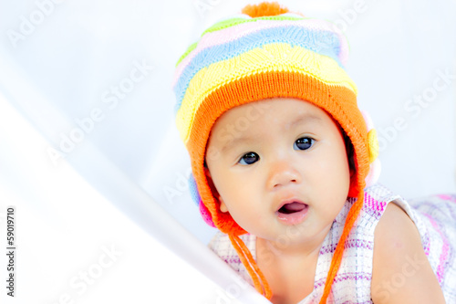 Baby Cute Baby Girl Portrait
