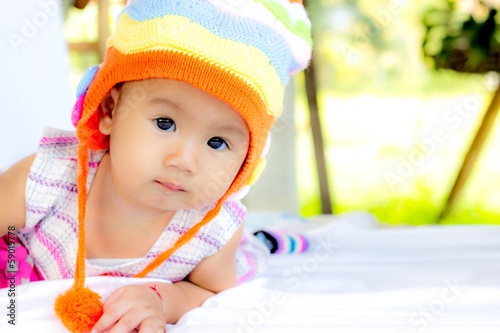Baby Cute Baby Girl Portrait