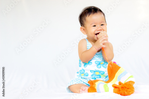 Baby Cute Baby Girl Portrait