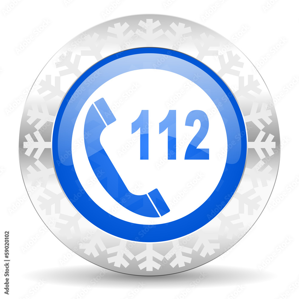 emergency call christmas icon emergency call christmas icon