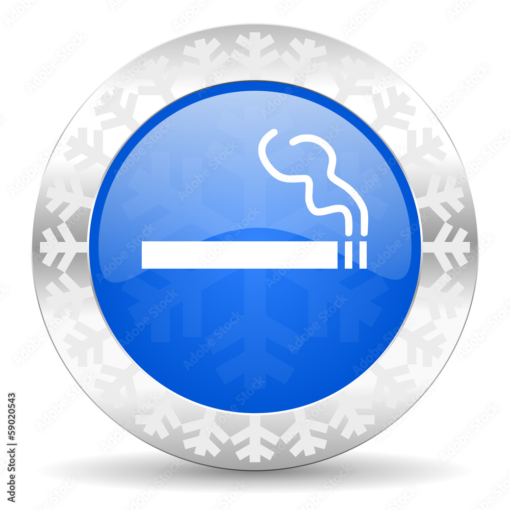 cigarette christmas icon