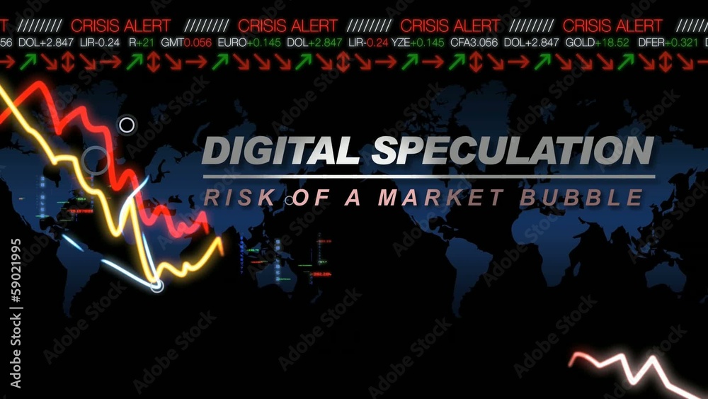Crypto-currency capitalization speculation chart bubble risk