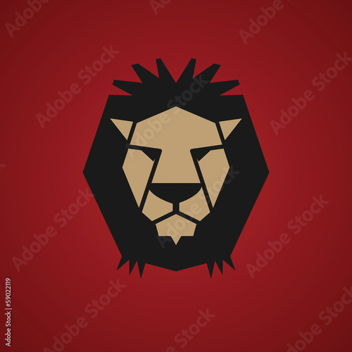 Lion symbol, vector