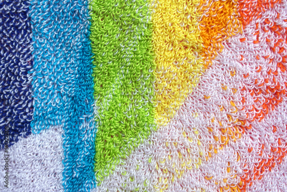 Color towel macro texture