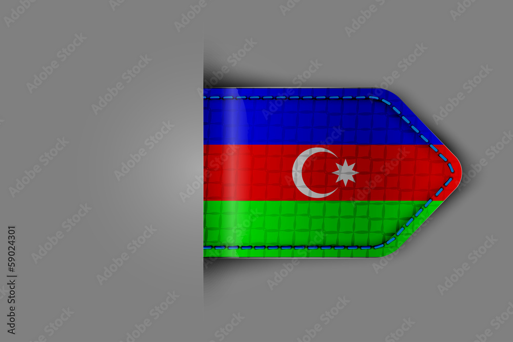Obraz premium Flag of Azerbaijan