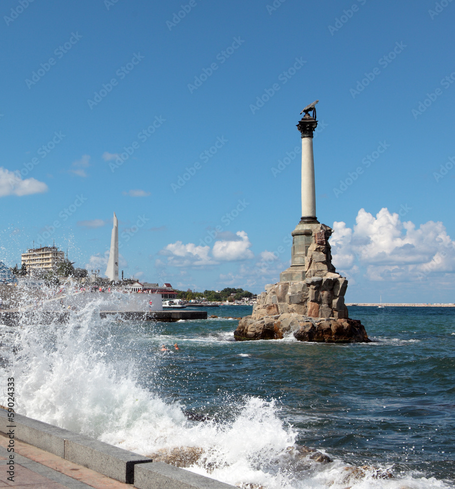 Monument to the Scuttled Warships in Sevastopol Monument to the Scuttled Warships in Sevastopol