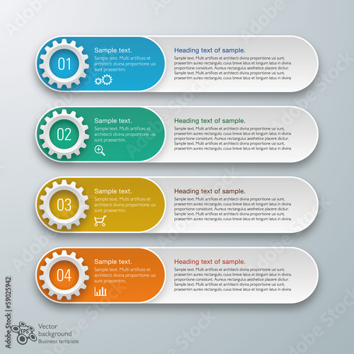 Infographics Web Banner & Label Design