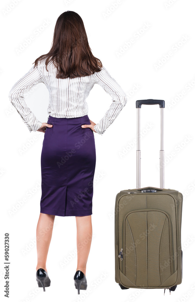 back view of thoughtful business woman contemplating. back view of thoughtful business woman contemplating.