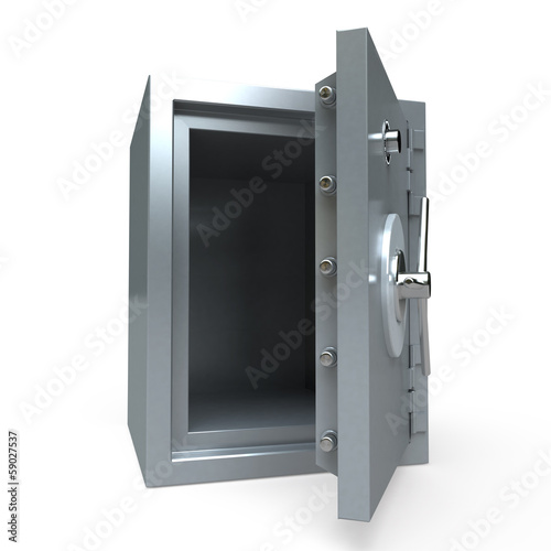 Open empty safe