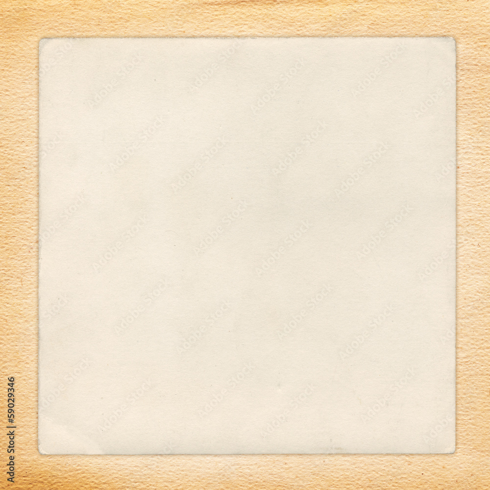 Vintage blank paper