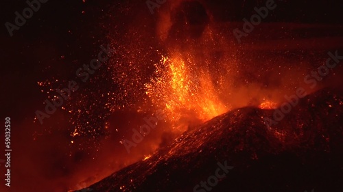 Volcano shockwave ( Etna 2\12\13) photo