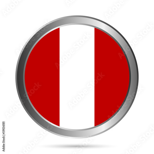 Peru flag button. Free Download Peru flag button. - GFXLoad