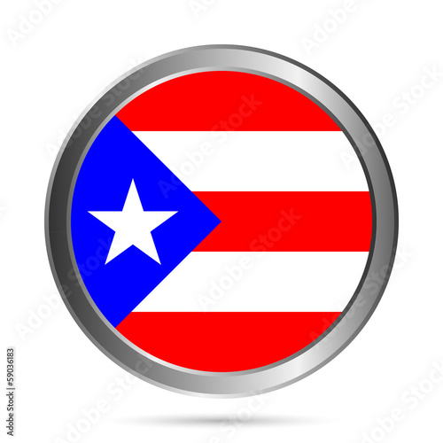 Free Download Puerto Rico flag button. - GFXLoad