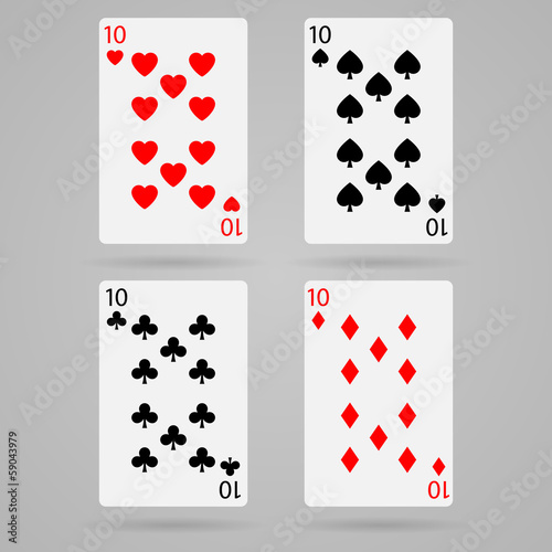 Vector ten cards