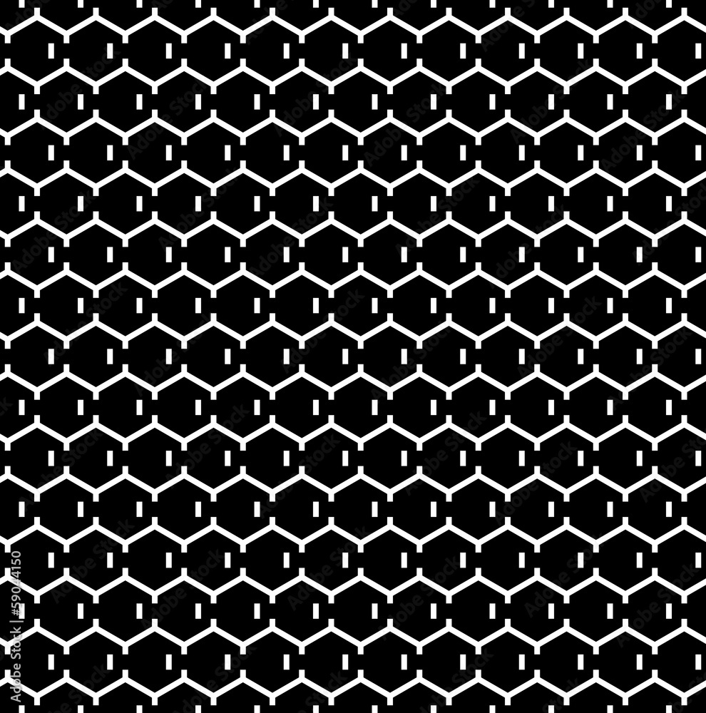 Seamless hexagons texture. Honeycomb pattern.
